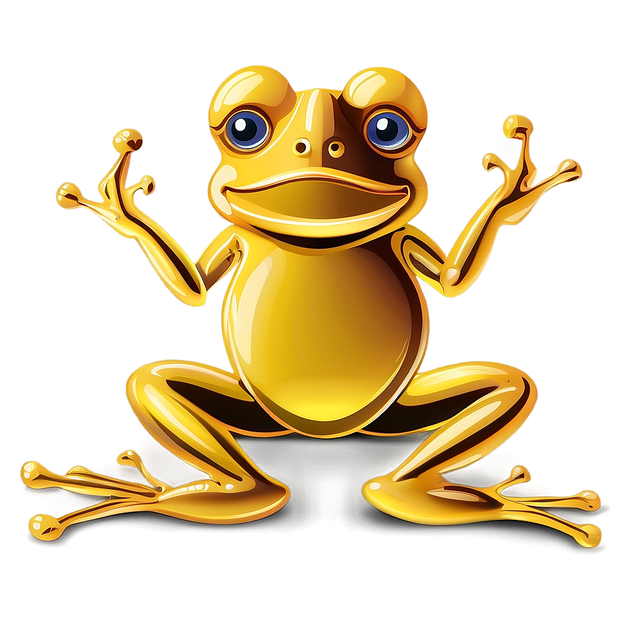 Gold Frog Clipart Png 45 PNG image