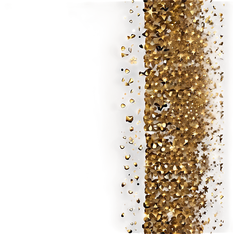 Gold Glitter Abstract Png 05232024 PNG image