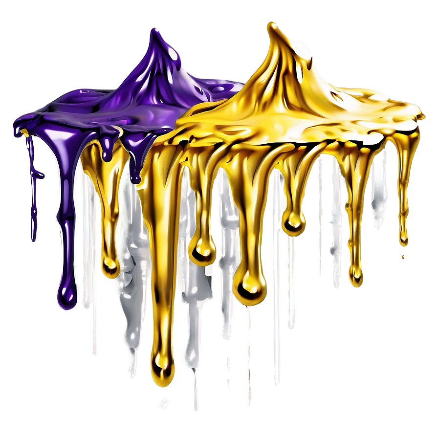 Gold Glitter Drip For Decoration Png Eky PNG image