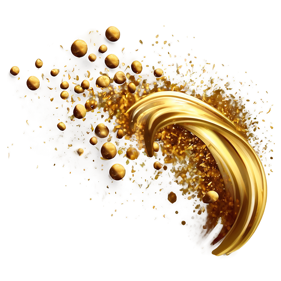 Gold Glitter Effect Png 06262024 PNG image