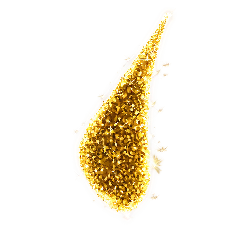 Gold Glitter Flare Png 05232024 PNG image