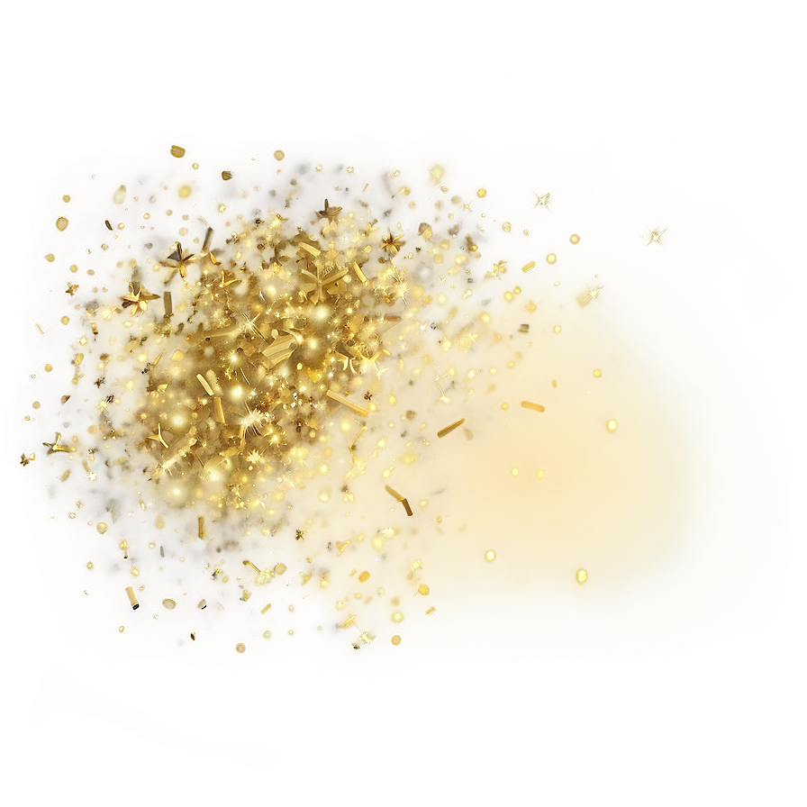 Gold Glitter Light Png 62 PNG image