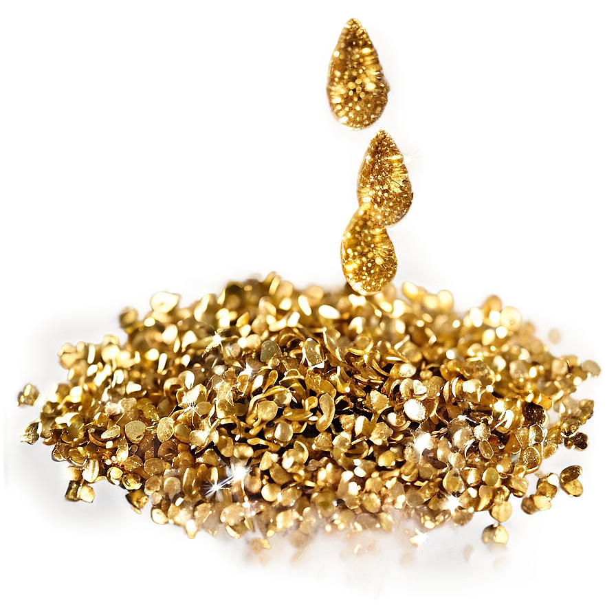 Gold Glitter Light Png Gof42 PNG image