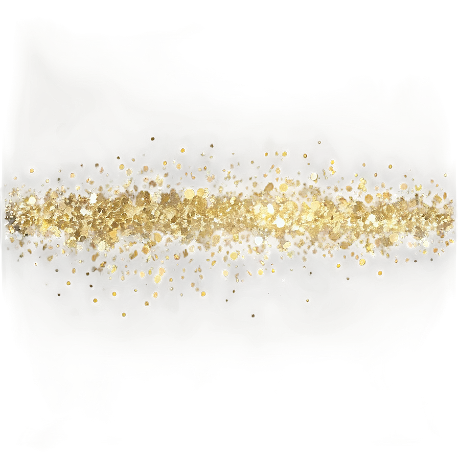 Gold Glitter Line Effect Png 06272024 PNG image