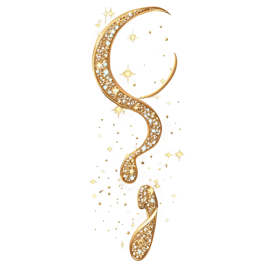 Gold Glitter Magic Png 32 PNG image