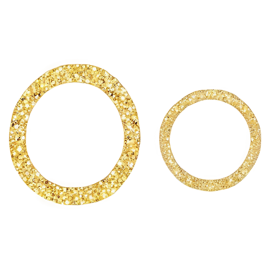 Gold Glitter Outline Png Dgk24 PNG image