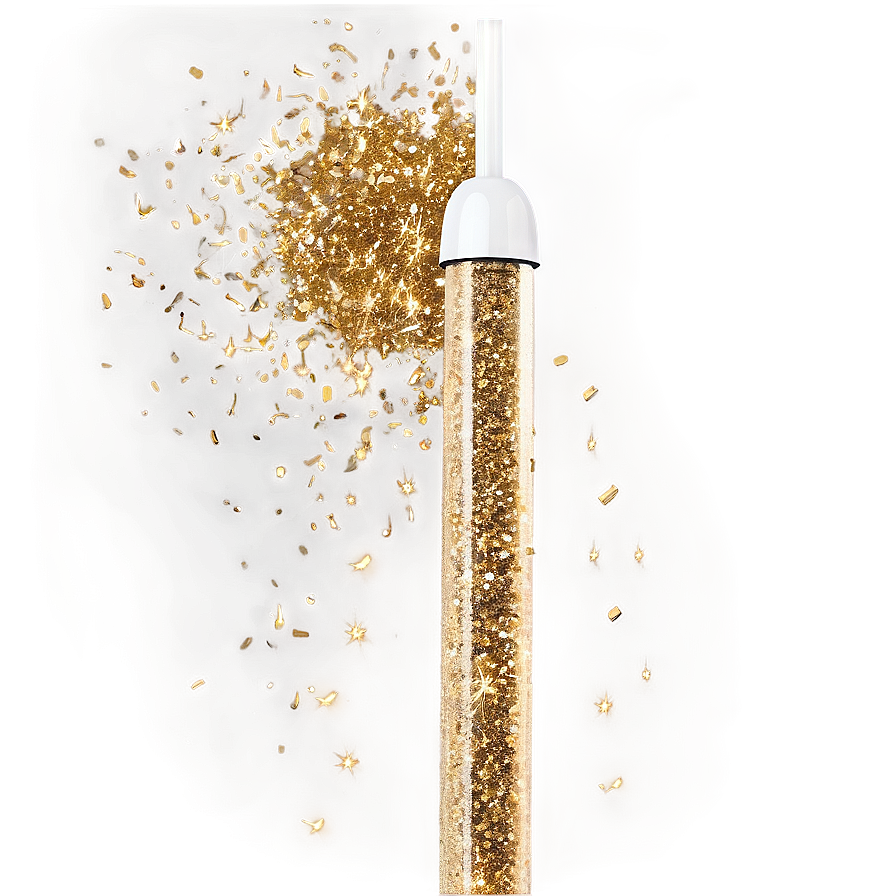 Gold Glitter Shower Png 05232024 PNG image