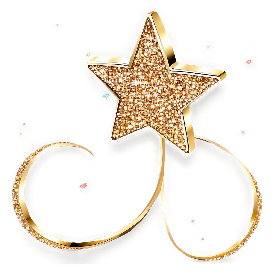 Gold Glitter Star Png 57 PNG image