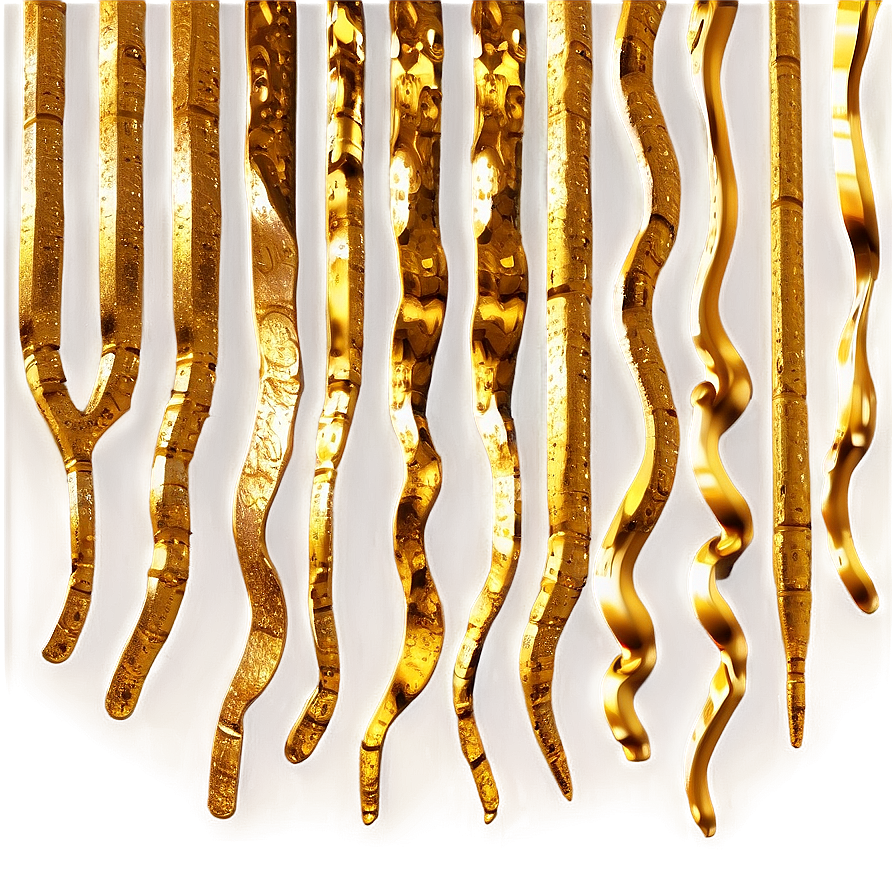 Gold Glitter Stream Png Mul88 PNG image