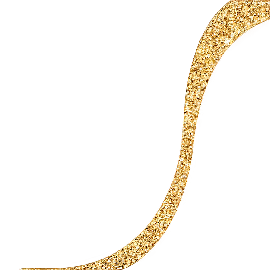 Gold Glitter Trail Png 05232024 PNG image