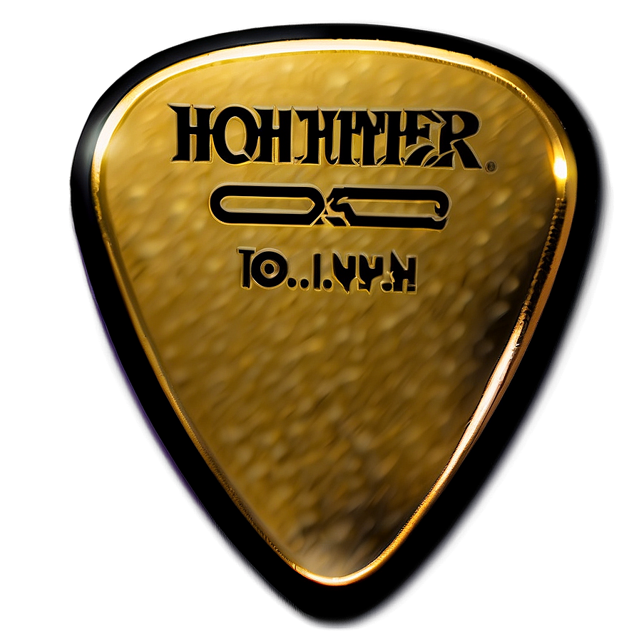 Gold Guitar Pick Png Xvn5 PNG image