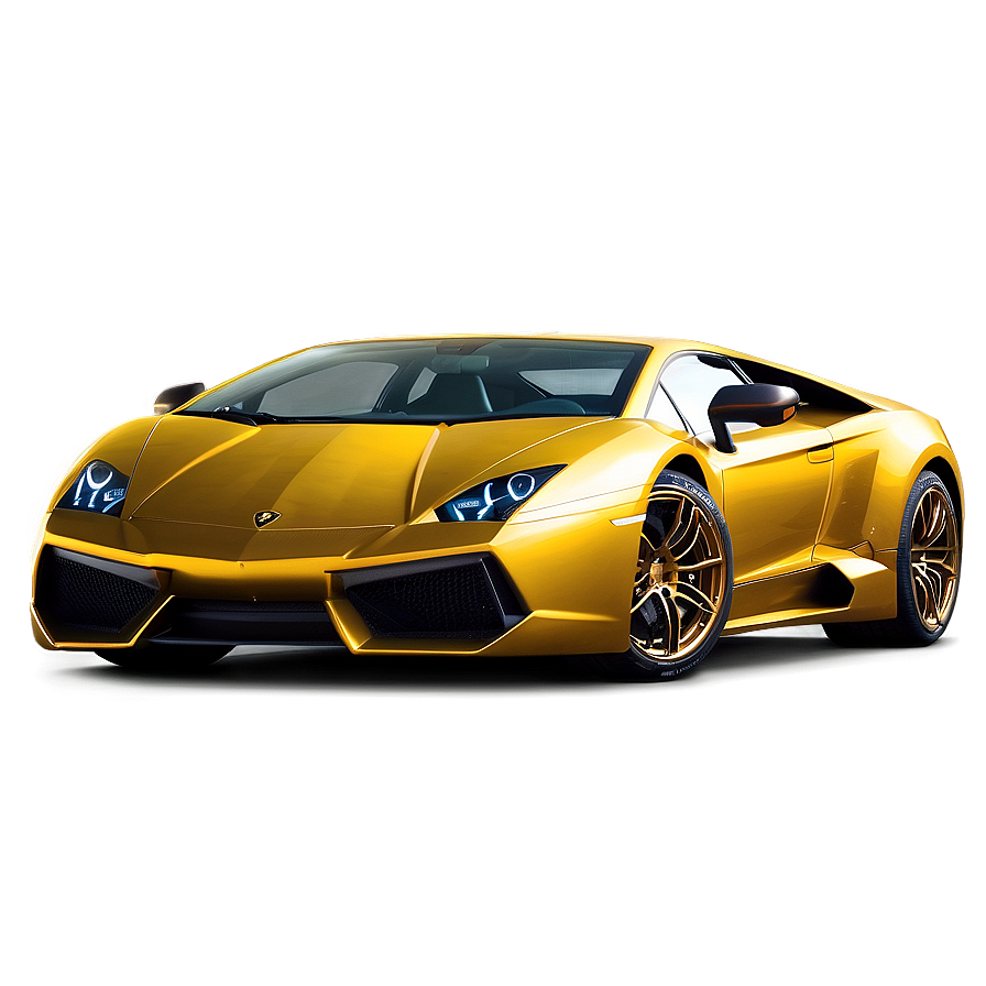 Gold Lamborghini Png Bbj71 PNG image