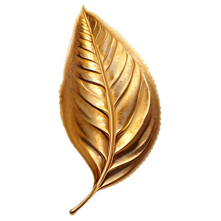 Gold Leaves B PNG image