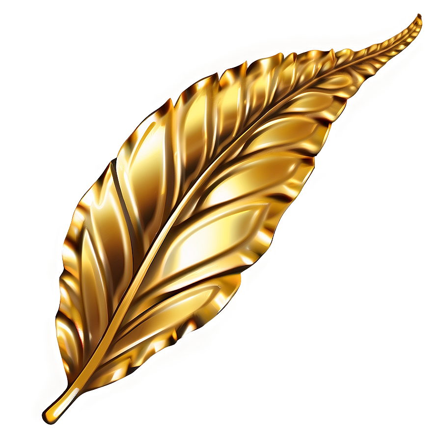 Gold Leaves Clipart Png Jhd PNG image