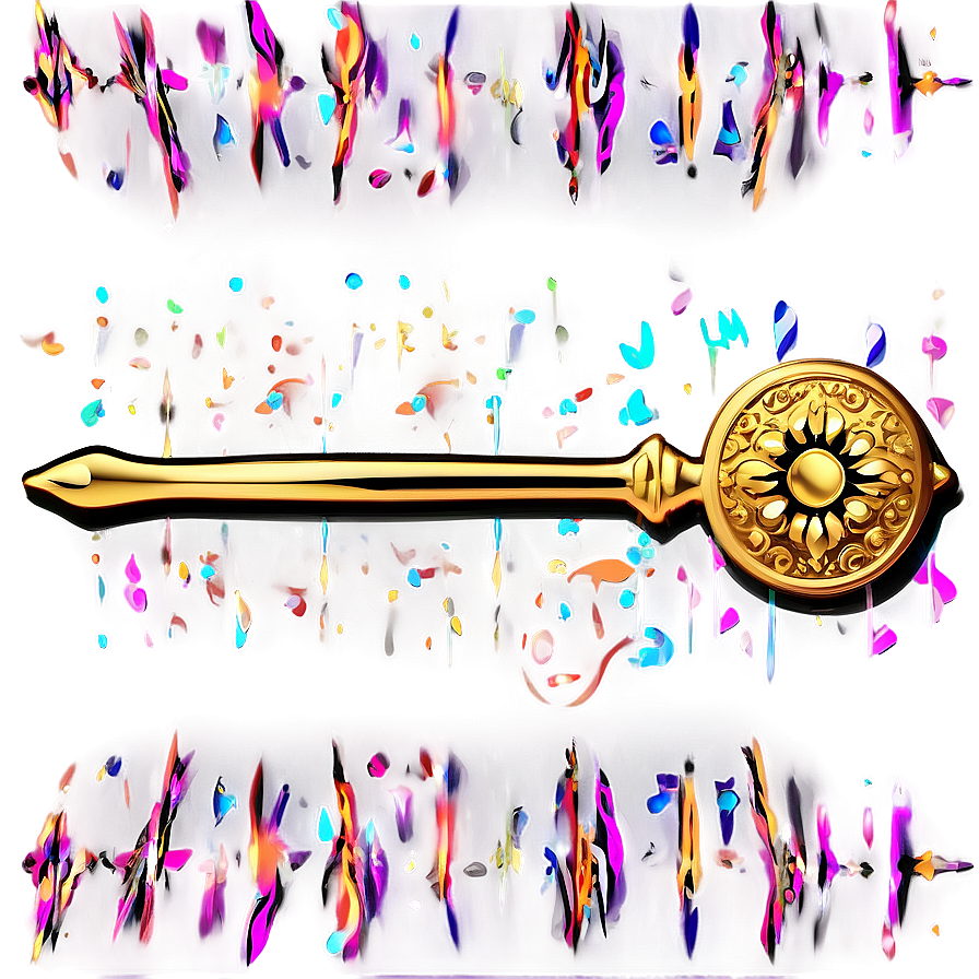 Gold Magic Wand Png Hvc95 PNG image