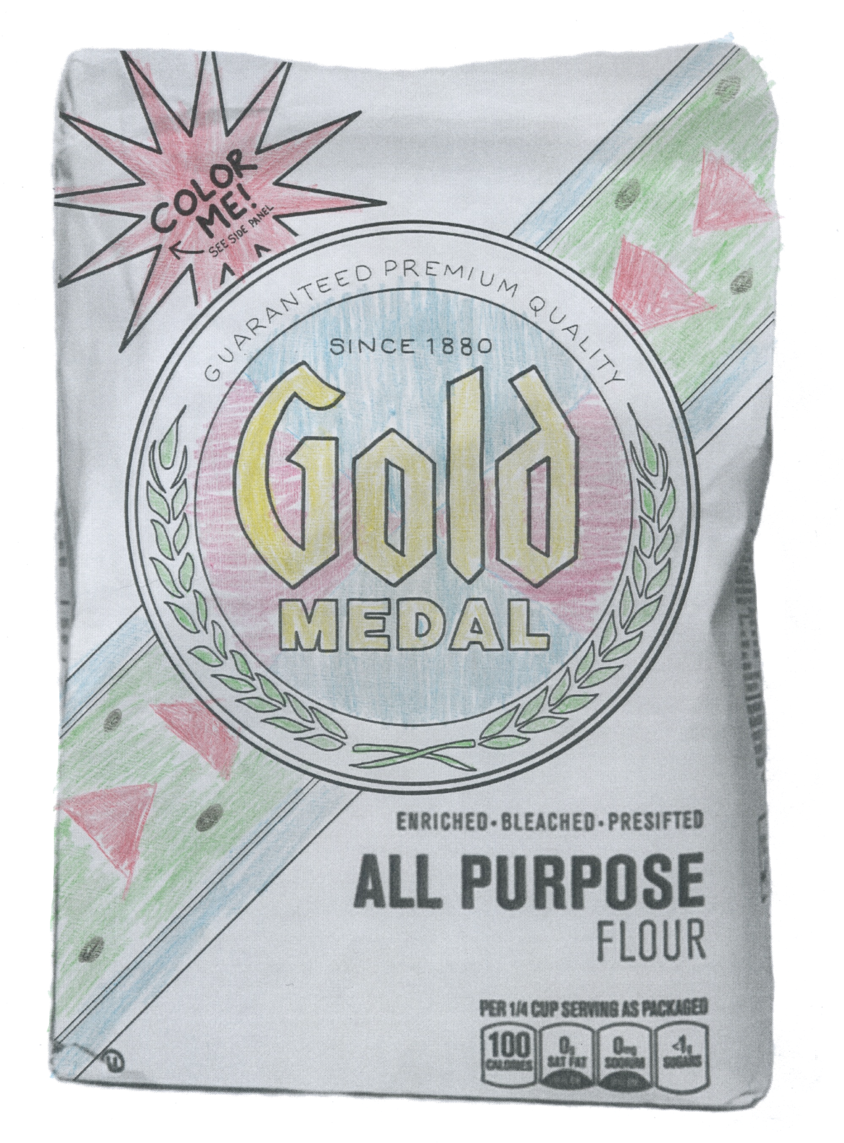 Gold Medal All Purpose Flour Bag PNG image