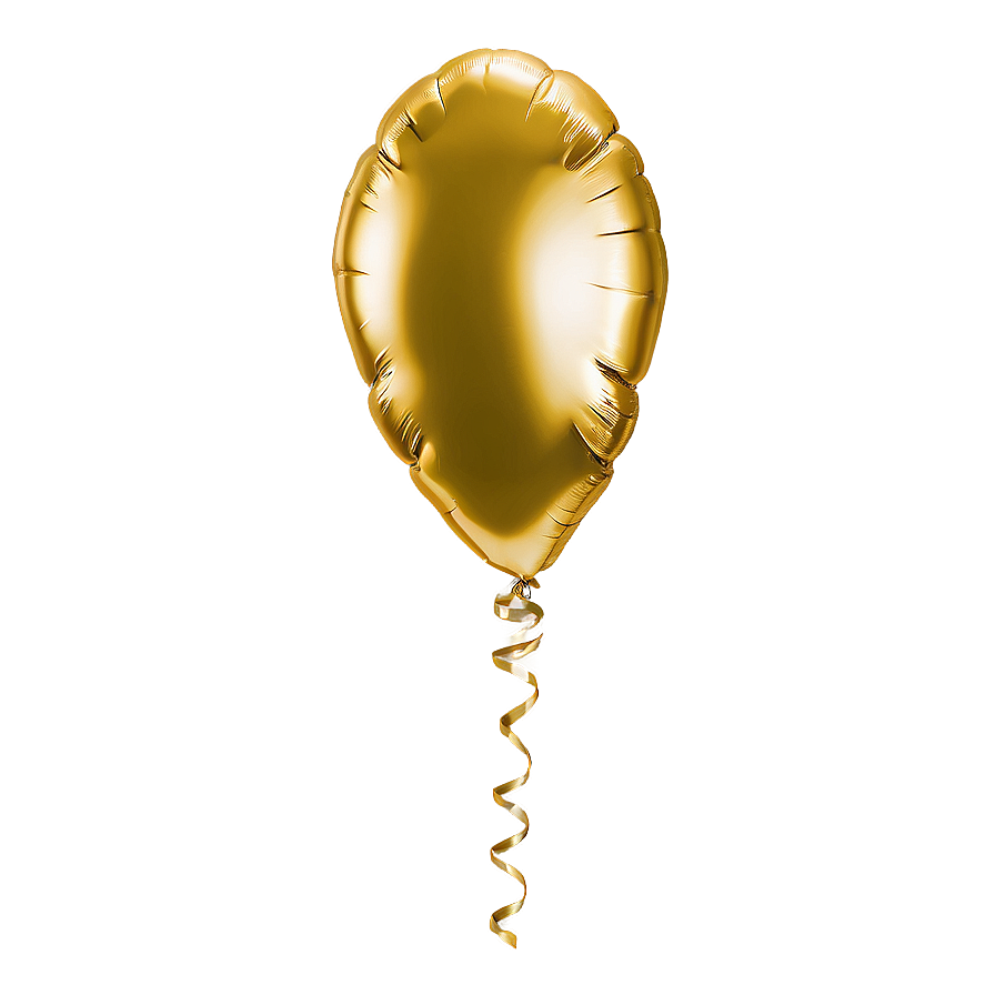 Gold Mylar Balloon Png Lhr10 PNG image