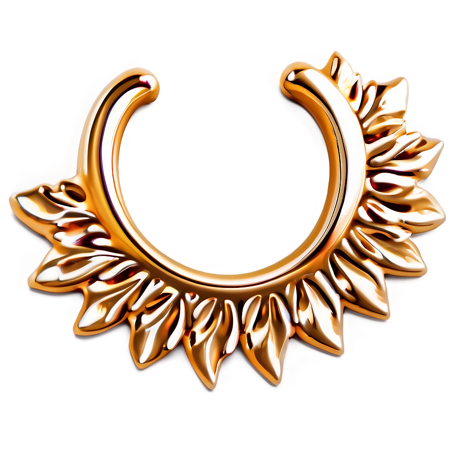 Gold Nose Ring Png Scq PNG image