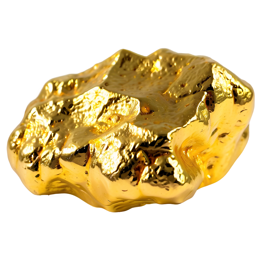 Gold Nugget C PNG image