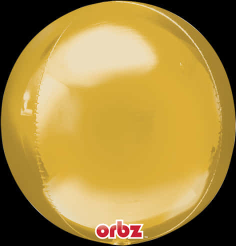 Gold Orbz Balloon Product PNG image