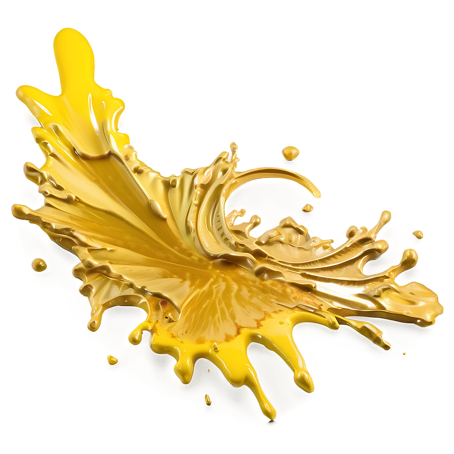 Gold Paint Splash Png 17 PNG image