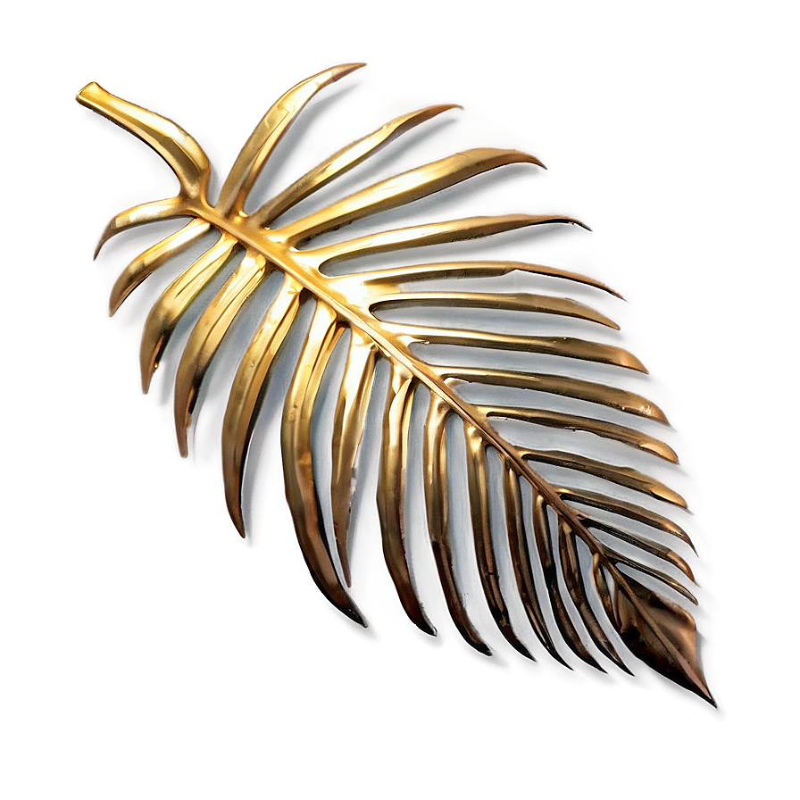 Gold Palm Leaves Png Kxe PNG image