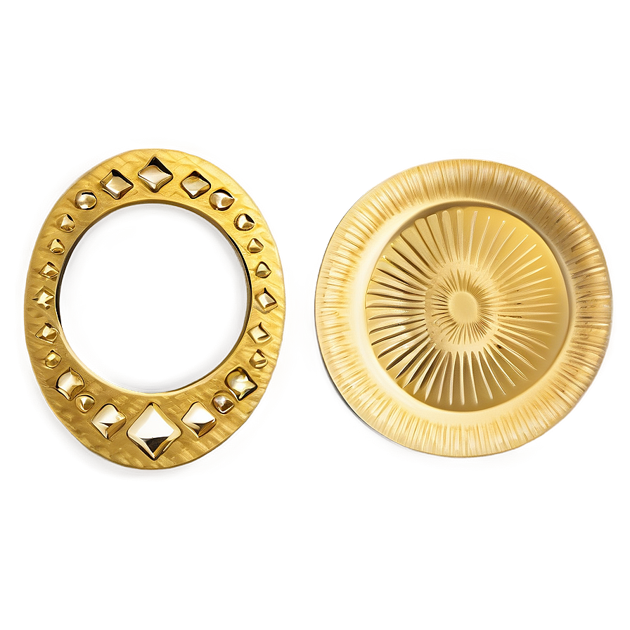 Gold Plate Collection Png 88 PNG image