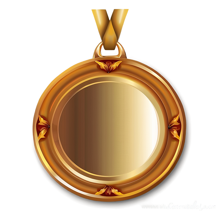 Gold Plate For Decoration Png Qmb27 PNG image