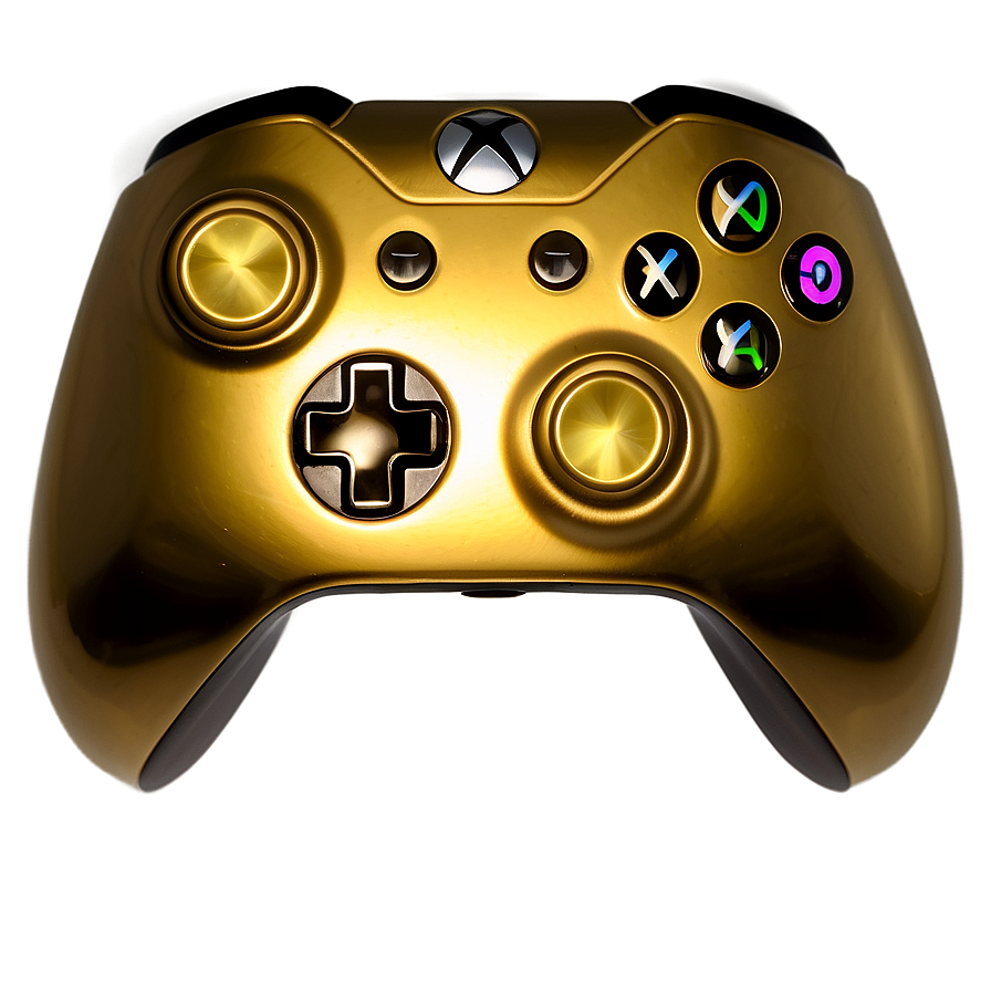 Gold Plated Xbox Controller Png Wnv PNG image