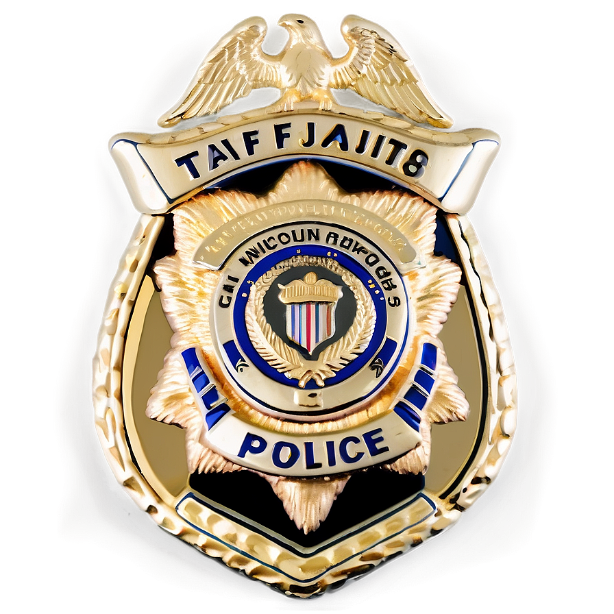 Gold Police Badge Png 96 PNG image