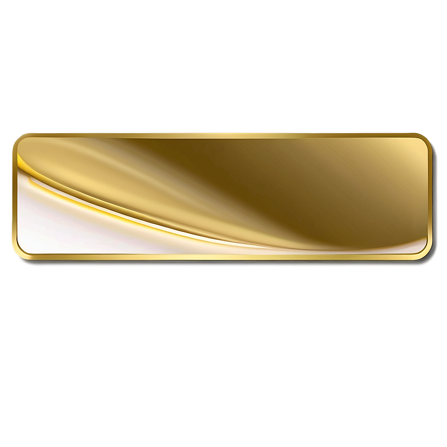 Gold Rectangle For Logo Png 06272024 PNG image