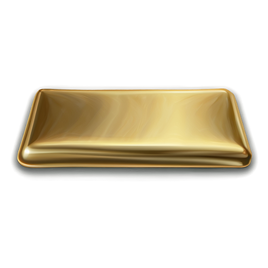 Gold Rectangle Seal Png 06272024 PNG image