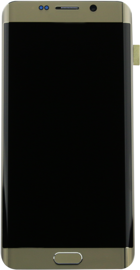 Gold Smartphone Front View.png PNG image