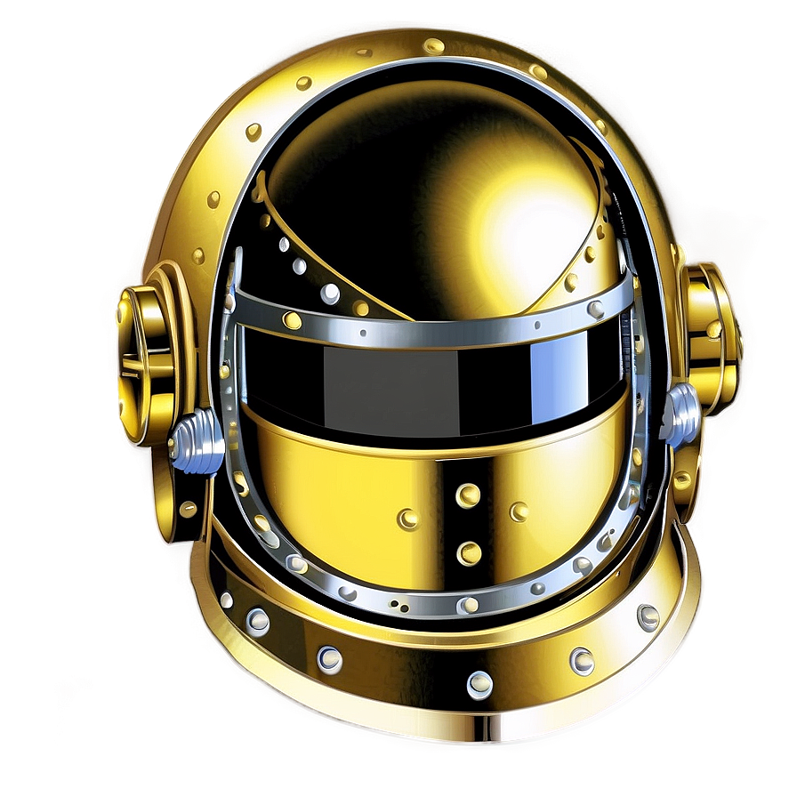 Gold Space Helmet Png Chg24 PNG image