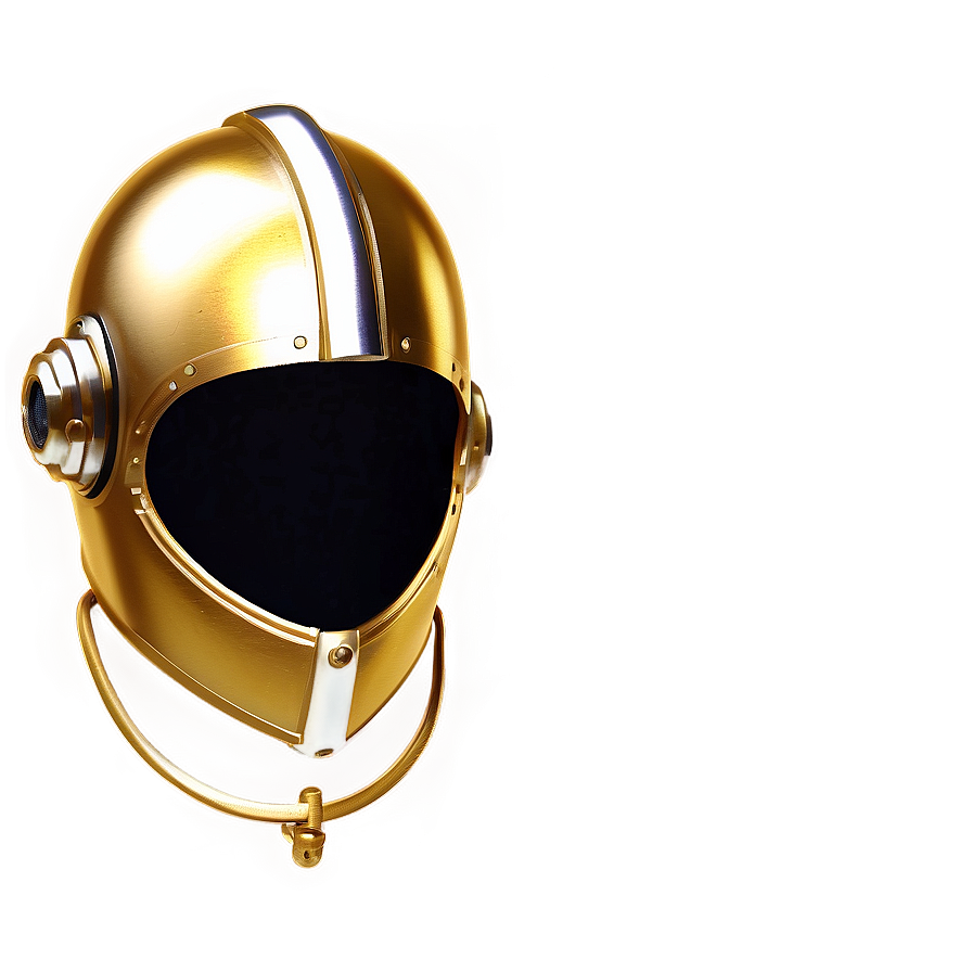 Gold Space Helmet Png Ohn PNG image