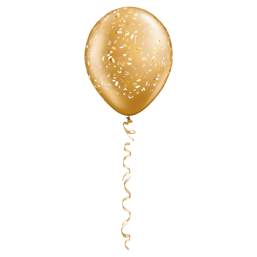 Gold Sparkle Balloon Png 24 PNG image