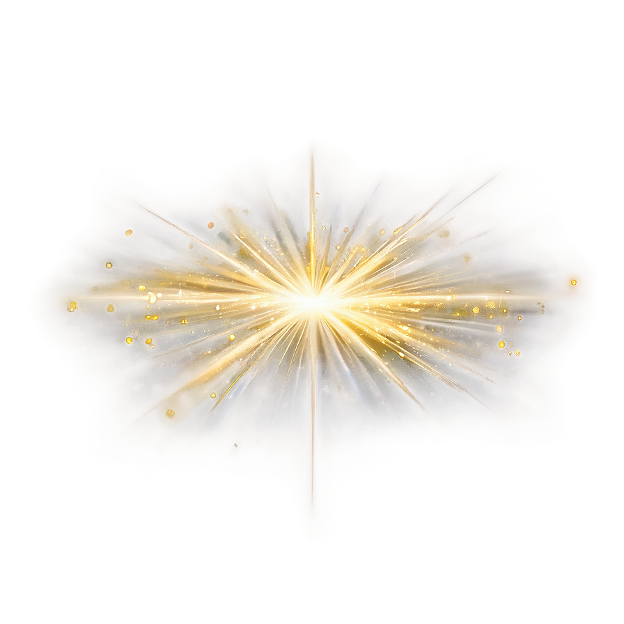 Gold Sparkle Light Rays Png 21 PNG image