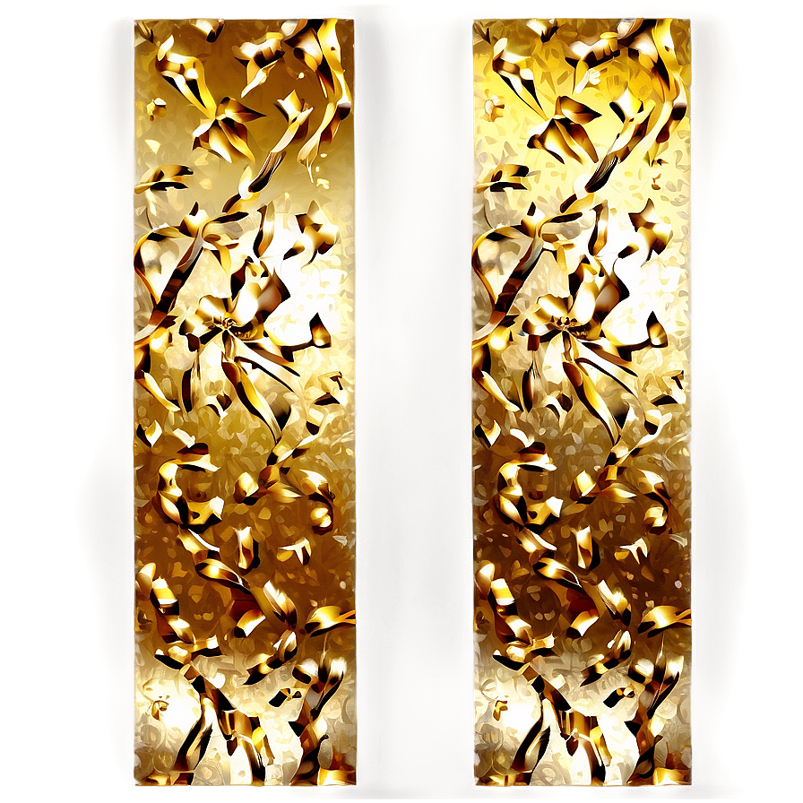 Gold Sparkle Ribbon Png Yeu82 PNG image