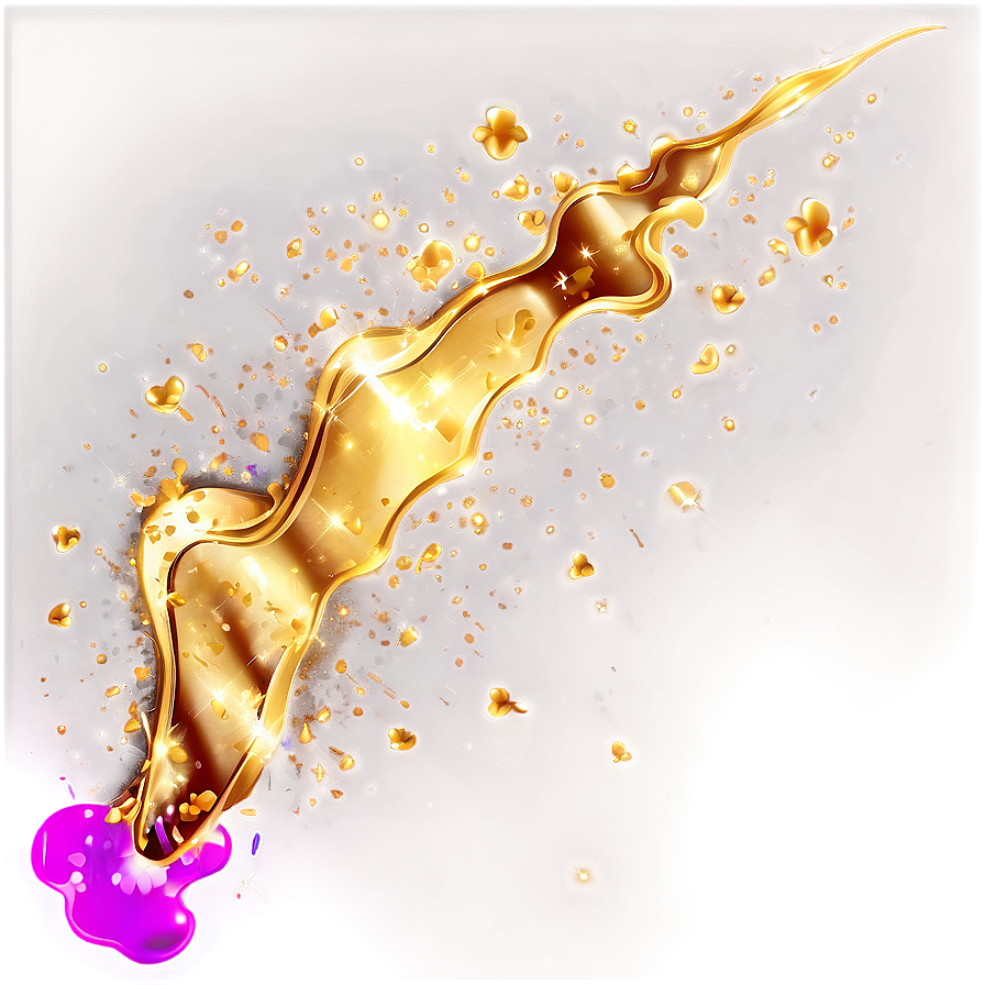 Gold Sparkle Splash Effect Png Iwf43 PNG image