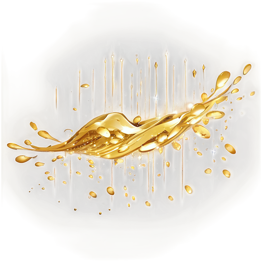 Gold Sparkle Splash Png 06122024 PNG image