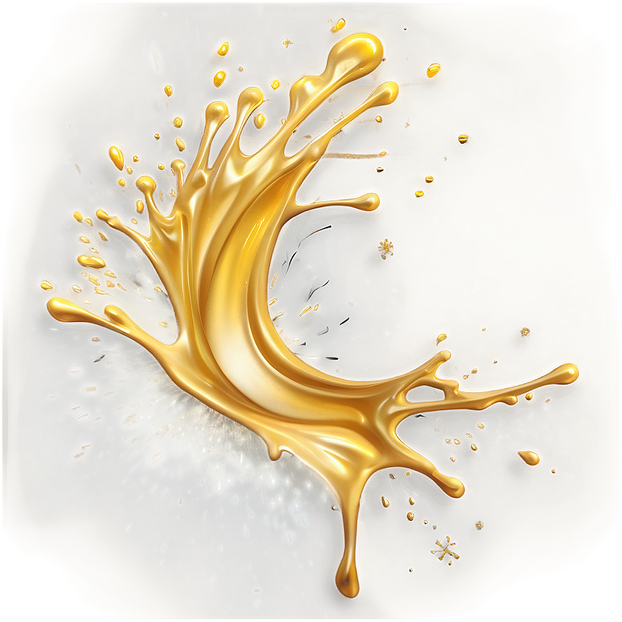 Gold Splash A PNG image