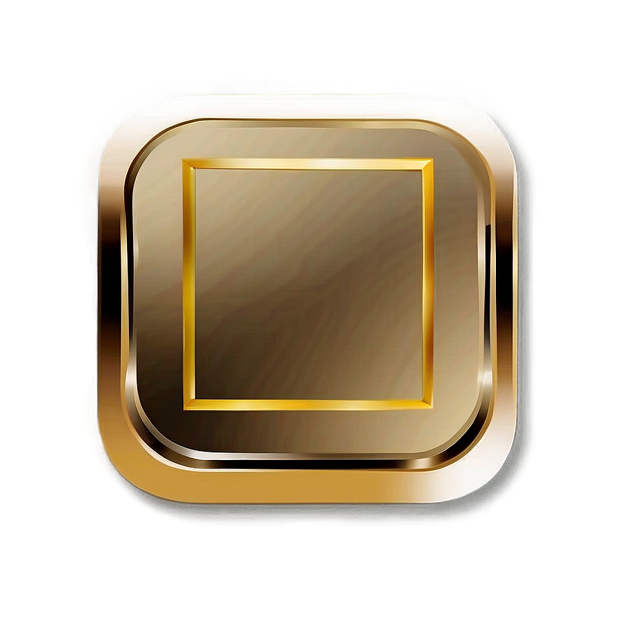 Gold Square For App Icon Design Png Vhd PNG image