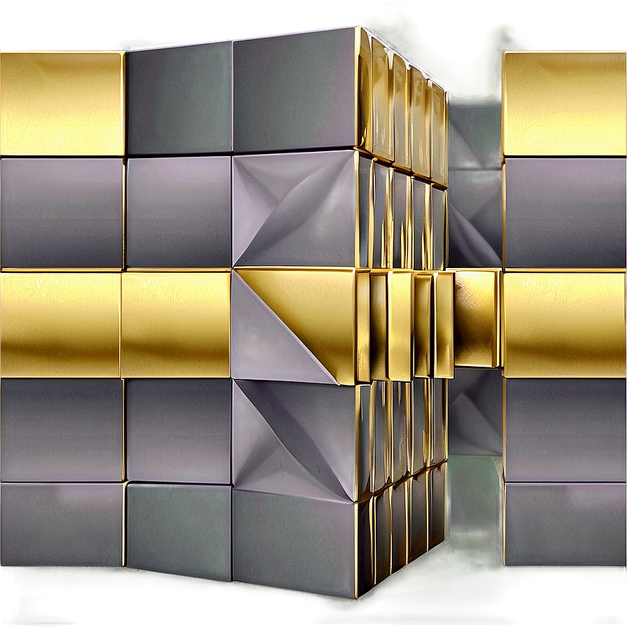 Gold Square For Luxury Branding Png 06272024 PNG image