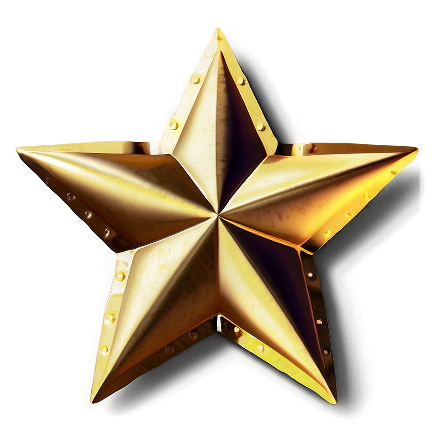 Gold Star Emblem Png Ufh | PNGpix.com