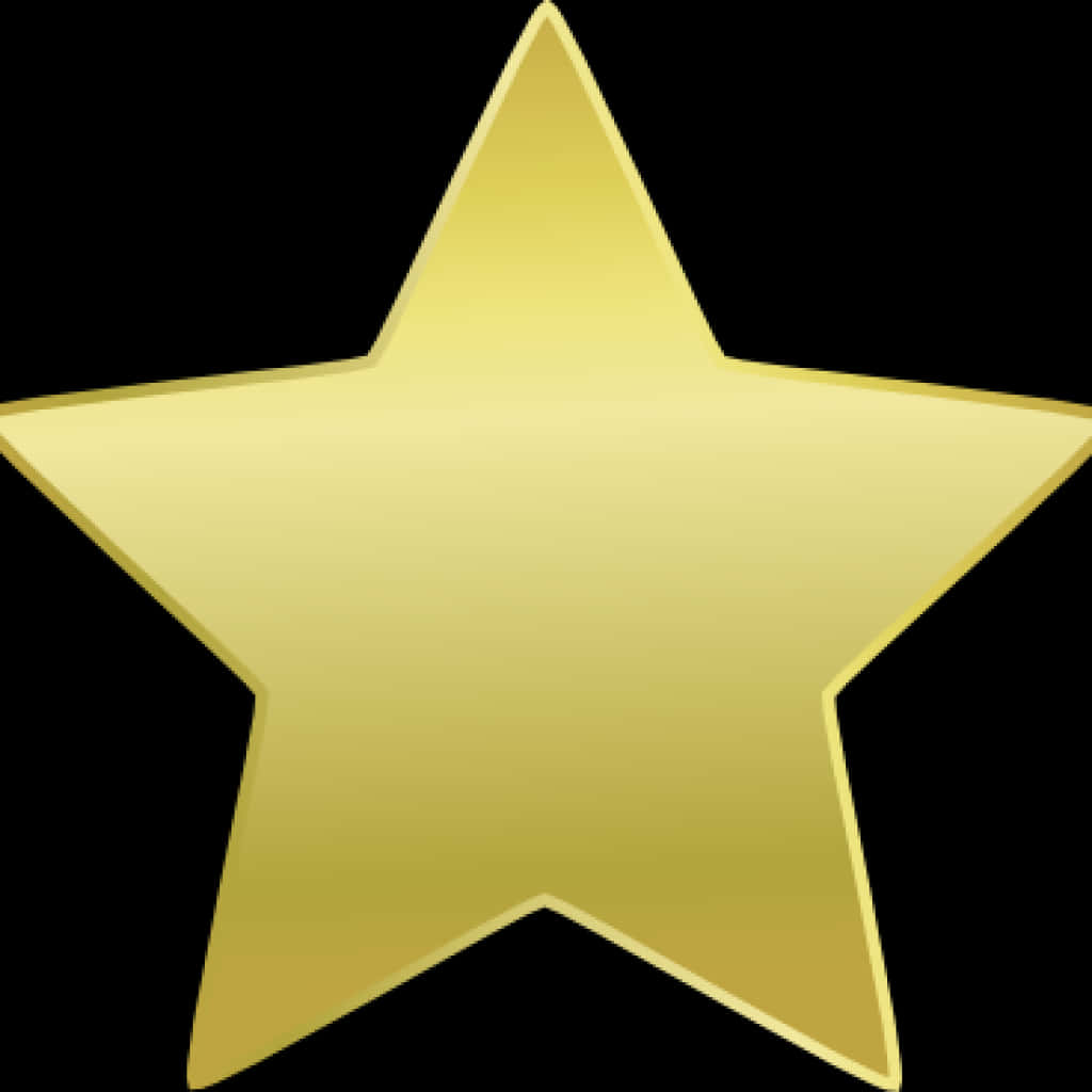 Gold Star Icon PNG image
