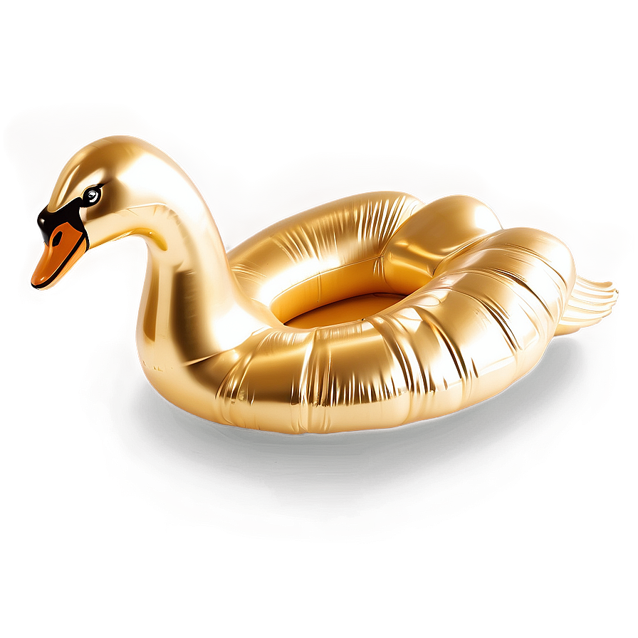 Gold Swan Pool Float Png 43 PNG image