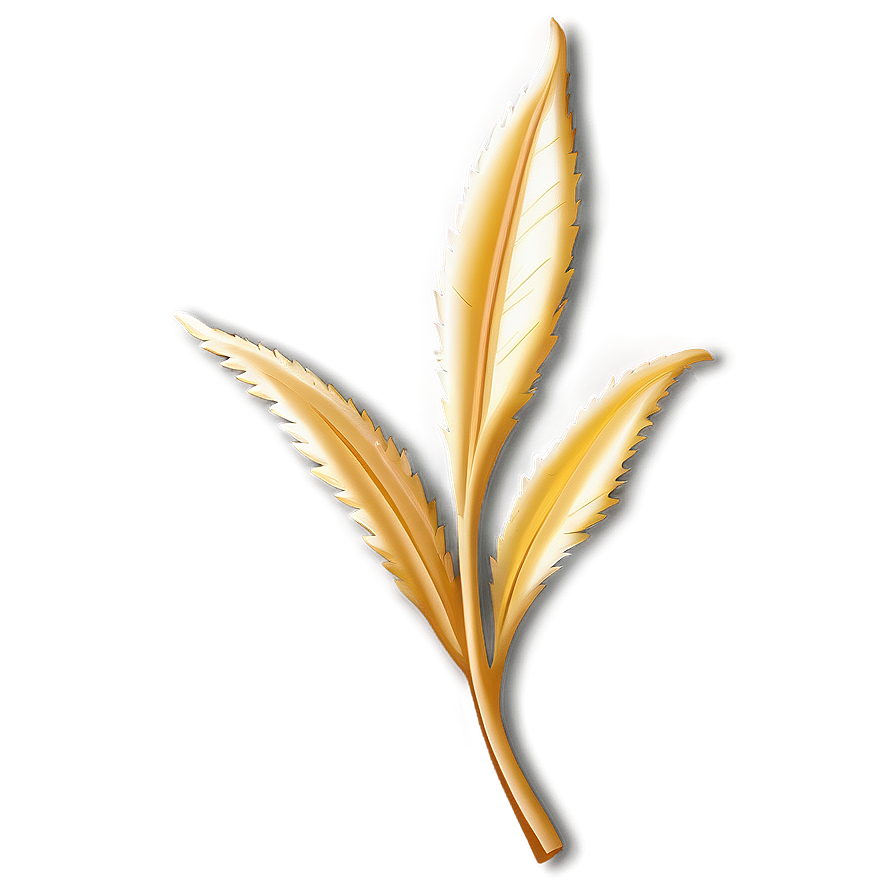 Gold Trim Leaf Png Abu91 PNG image