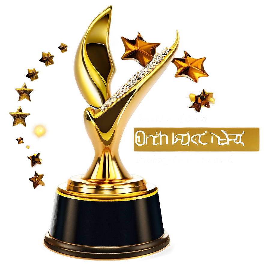 Gold Trophy Award Png Lnj2 PNG image