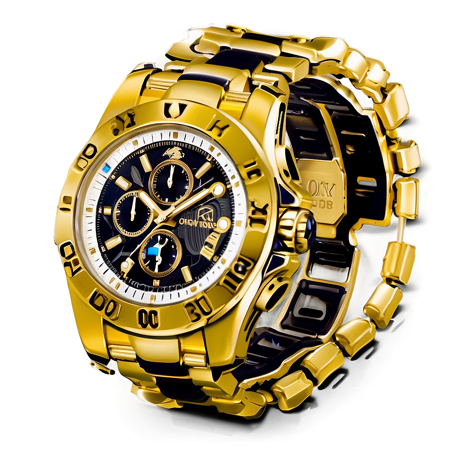 Gold Watch Luxury Png Lwk PNG image