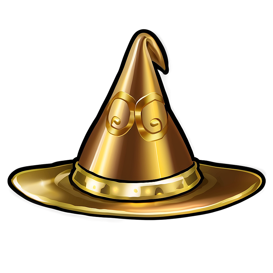 Gold Wizard Hat Png Vky PNG image